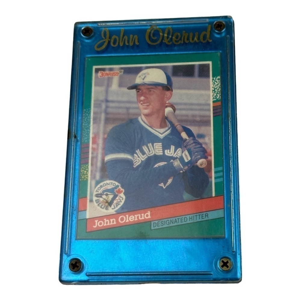 John Olerud Don Russ Toronto Blue Jays 1990 Baseball Card 530
